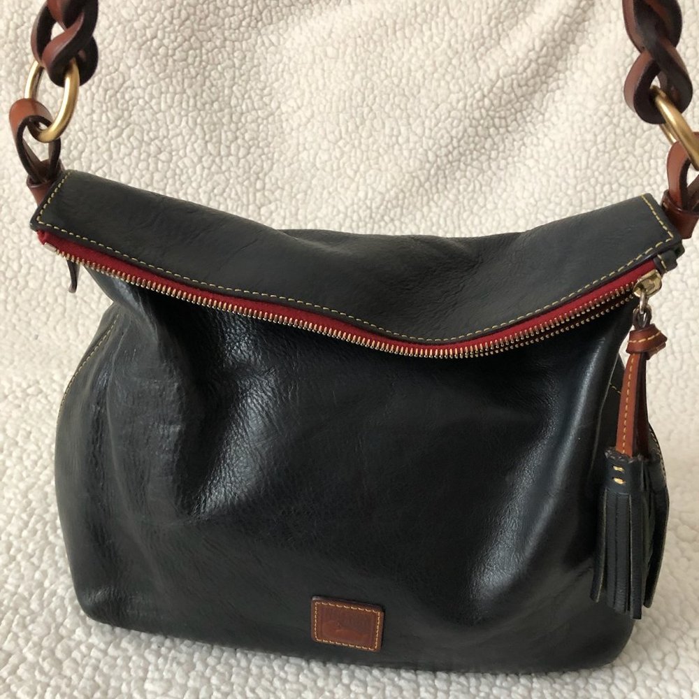 EUC! Dooney & Bourke - Navy Florentine Hobo